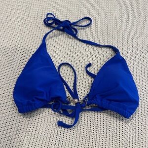 Vibrant Blue Bikini Top